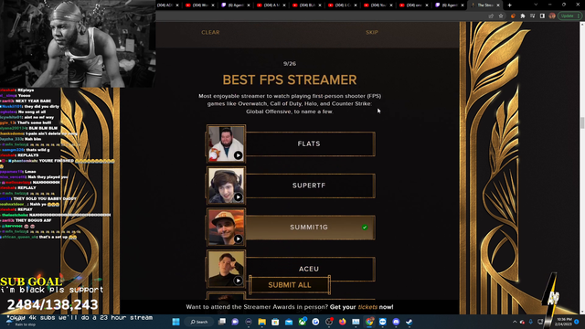 Chrisnxtdoor is not happy with his clip for the music award