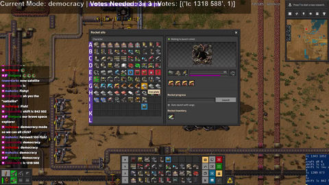 ChatPlaysFactorio beat factorio!