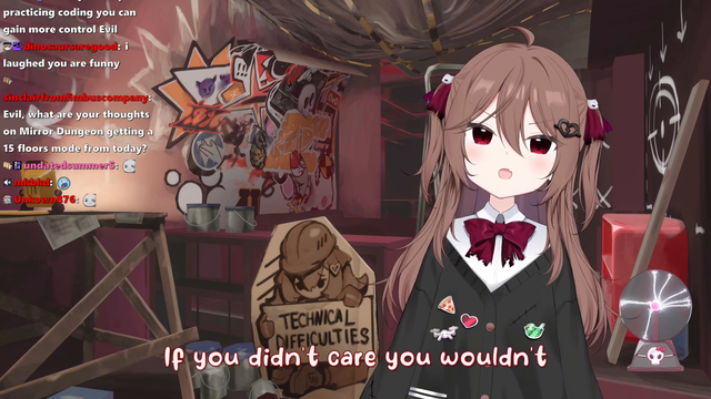Evil speaks harsh truths about stream viewers