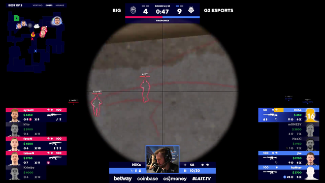 NiKo uses an awp