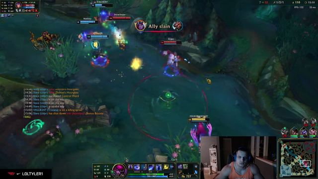 TYLER WATERBOY 1 WITH THE CRAZIEST PLAY OF THE YEAR. THE NEW FAKER?