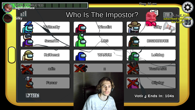 X's Take on the Among Us Lobby Size