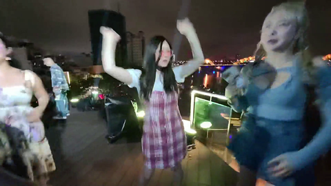 hachu kills it on the dance floor