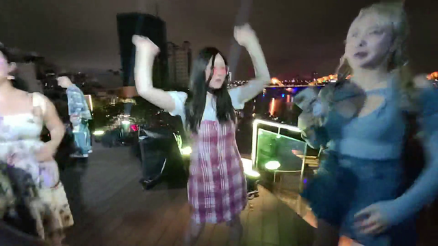hachu kills it on the dance floor