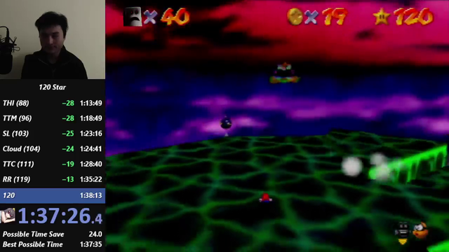 Liam beats SM64 120 Star World Record