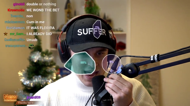 Ludwig's chat draws a penis on his face