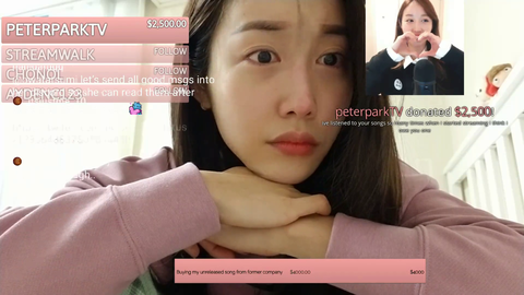 PeterparkTV donates $2500 for Rilaccoco to buy the rights for her music back !