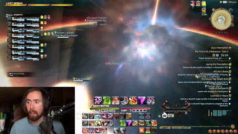 Asmongold gets a surprise during the final boss fight