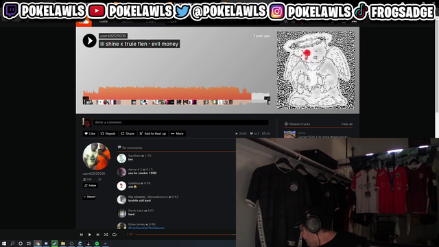 poke tries 1 year old burger