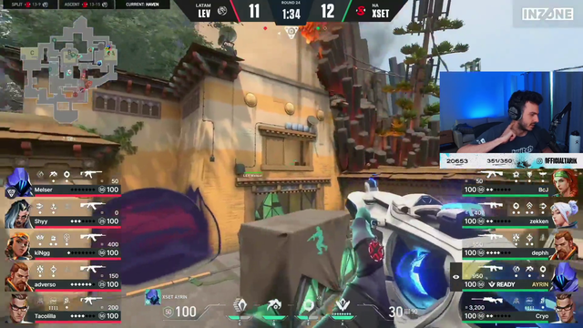 Tarik watches a very normal game of professional Valorant