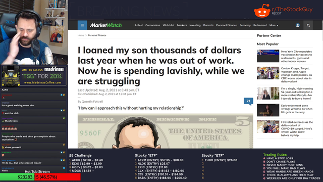 TheStockGuy goes in on Hasan viewer