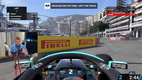 W2S getting hit by wheel in the face