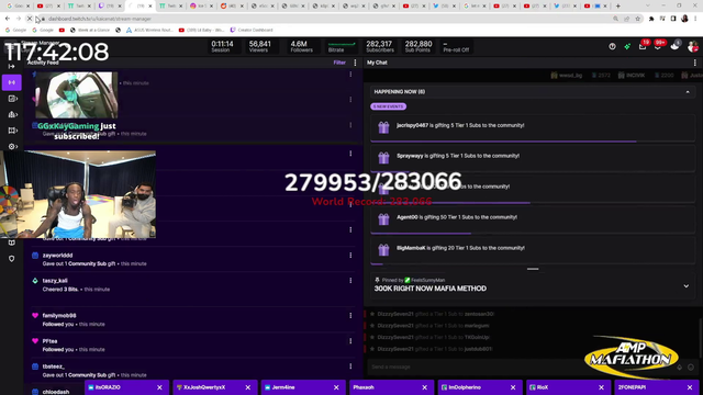Kai breaks the twitch sub record