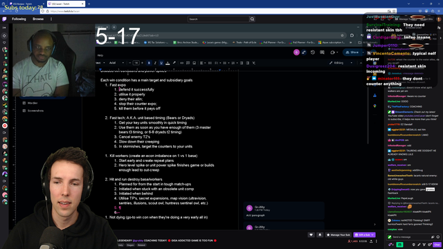 Grubby learns some new vocabulary through Lacari