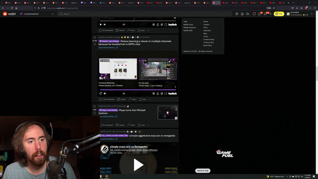 Asmongold's thoughts on cross banning