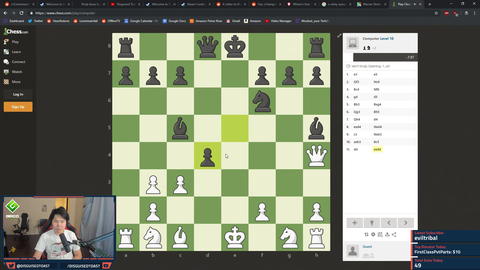 DisguisedToast trash talks highest difficulty bot in Chess