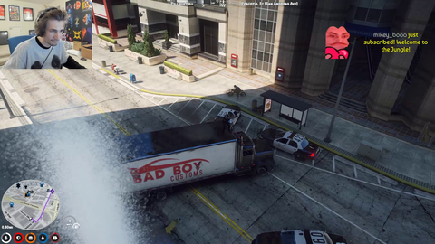Officer Forced To Jump Ship After X Goes Under Bridge With Semi Truck