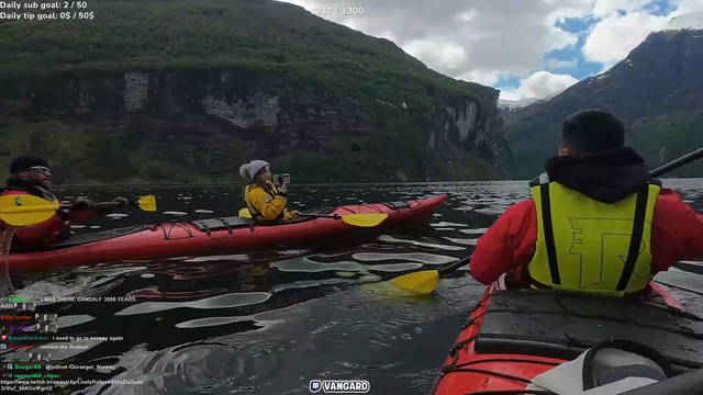 Paddling Middle Earth in GeirangerFjord Norway!