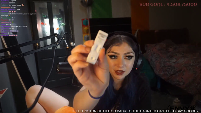 JustAMinx caught Covid
