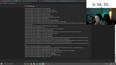 Lamont checks a viewers logs