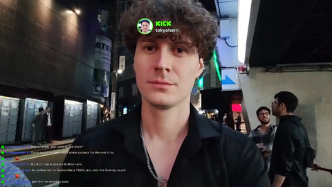 Man on Stream Assaulted By Tourist in Shibuya