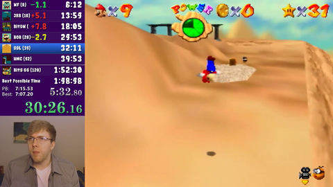 Mario 64 speedrunner accidentally does advance cloning glitch
