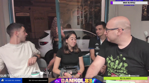 Gunshots in Italian livestream