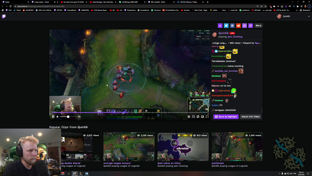 Quin69 contacting RIOT after losing an Iron game to ban a jungler for taking 1 wave