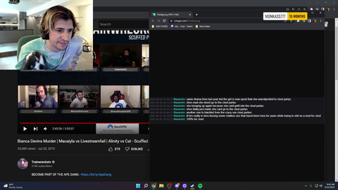 Mizkif mod calling Adrianah a clout chaser who is mad she didn't get invited to parties