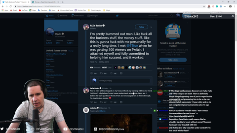 FaZe Banks Lies in tweet about Tfue