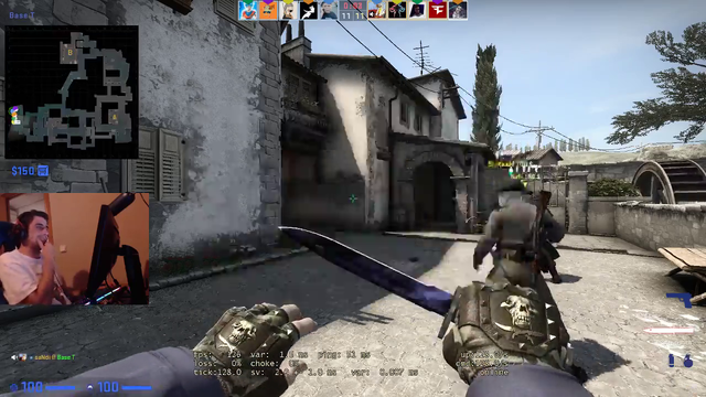 Tense is mad on blue