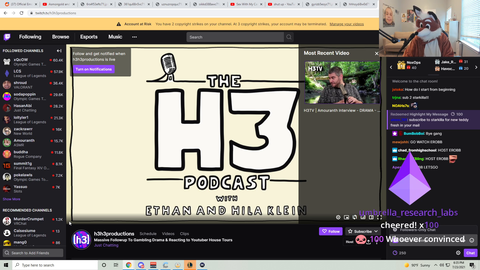 Erobb gets raided by H3H3 while in a furry costume