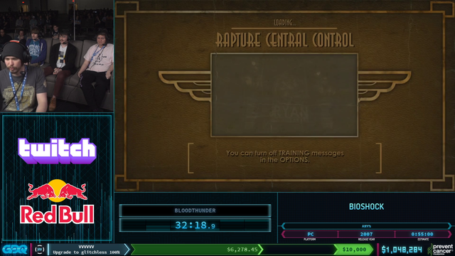 AGDQ Crashes during Bioshock run