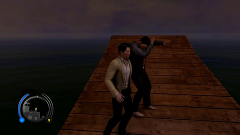 Jerma throws NPC to the sea after almost one hour of dragging him through the map