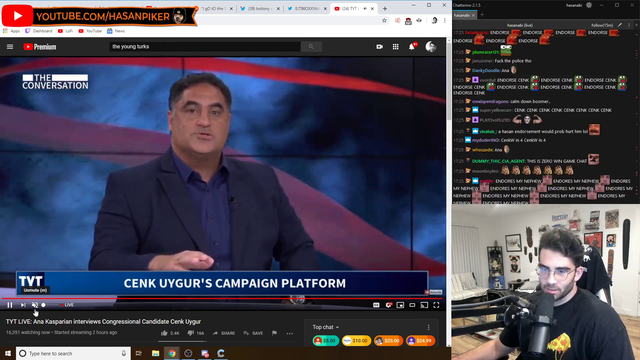 Cenk is not fond of Hasans comment