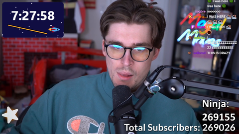 Ludwig Beats Ninja's Sub Record