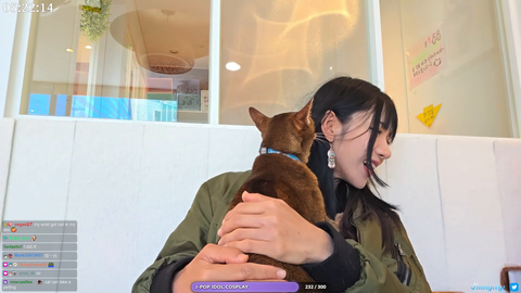 Cat sneezed all over Jinny