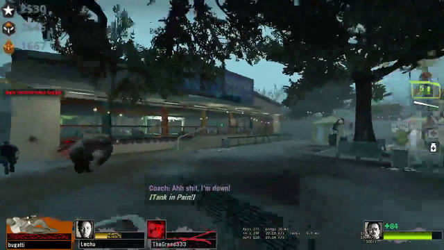 Left 4 Dead 2 god y4mz solos two full SI attacks and a tank