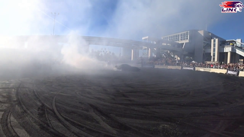 Corvette catches on fire at SEMA show