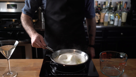 binging with babish has butter explode while cooking
