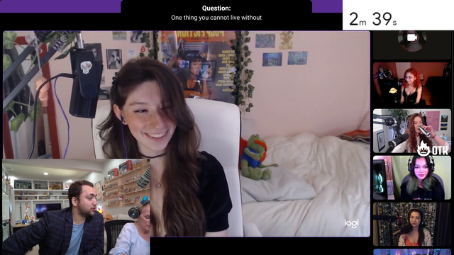 Babbsity rolls Mizkif during Simply's Love or Host