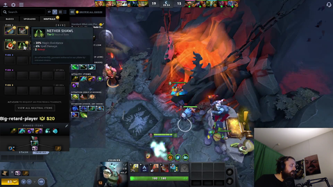 dono imitates forsen's teammate in dota