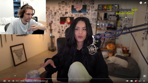 xQc is confused by Rae's response