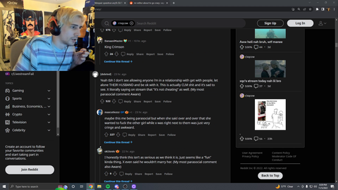 xQc says he is not in a relationship