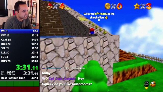 Squeex has a close call