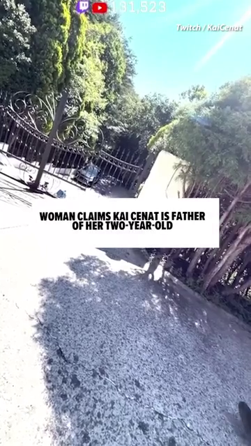 Woman showed up at kai cenat's house insisting that he is the father of her two year old