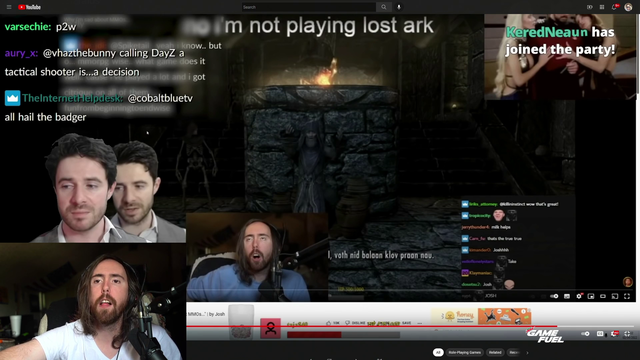 Asmongold and Josh Strife Hayes Hivemind