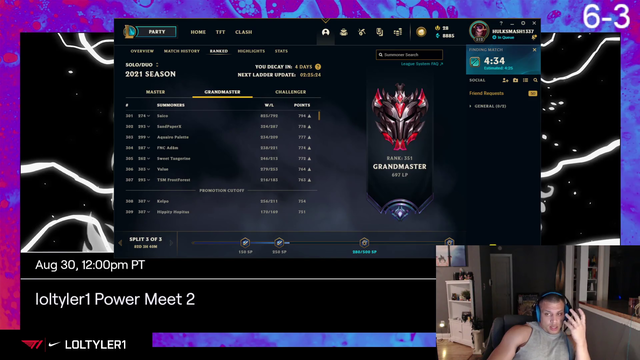 Eating on stream = tax writeoff Tyler1