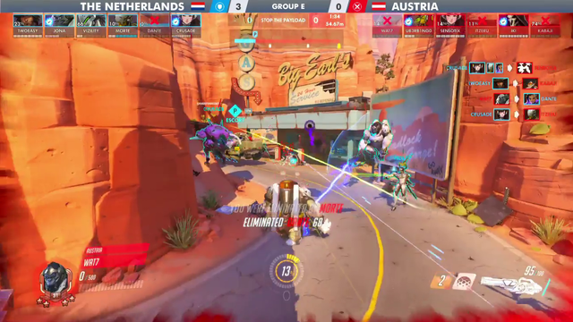 Caster refers to South Korea as "North Korea"