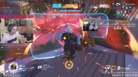 xqc loses it after 46 straight games of overwatch